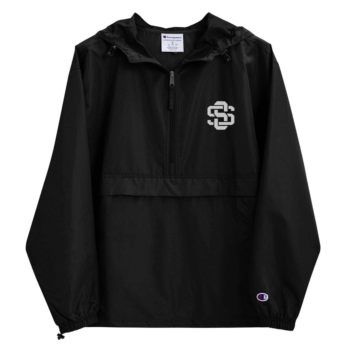 Sole Sickness Embroidered Champion Packable Jacket Hoodie