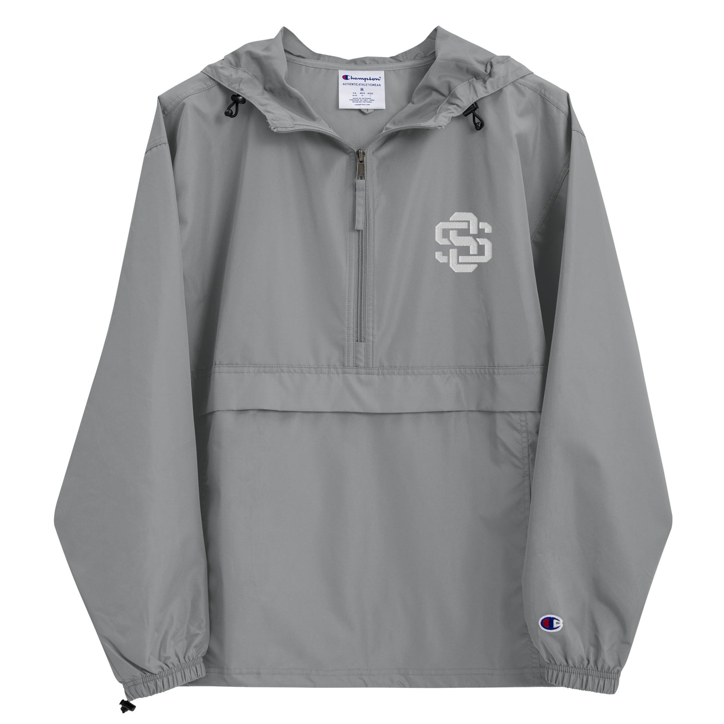 Sole Sickness Embroidered Champion Packable Jacket Hoodie