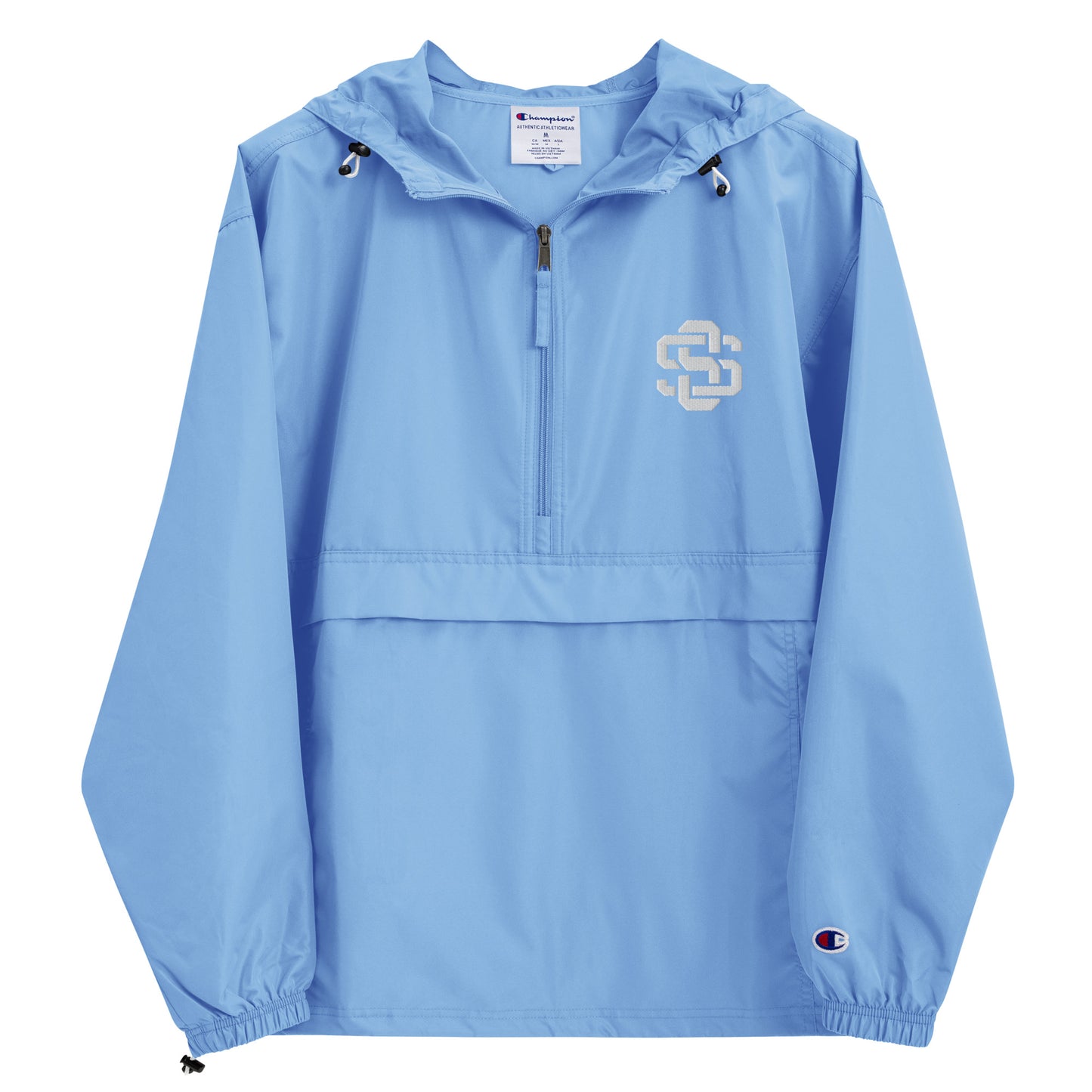 Sole Sickness Embroidered Champion Packable Jacket Hoodie