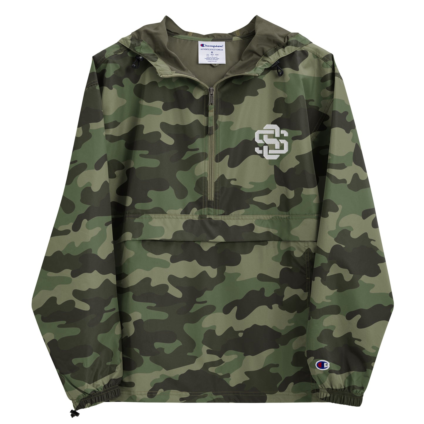 Sole Sickness Embroidered Champion Packable Jacket Hoodie