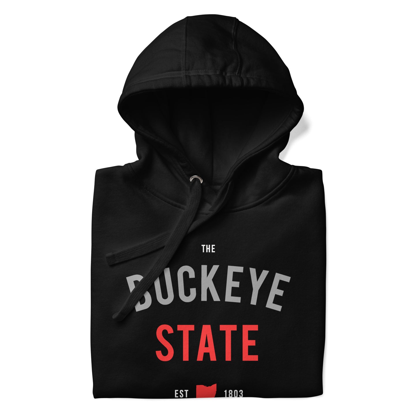 Buckeye State Red & Grey Unisex Hoodie