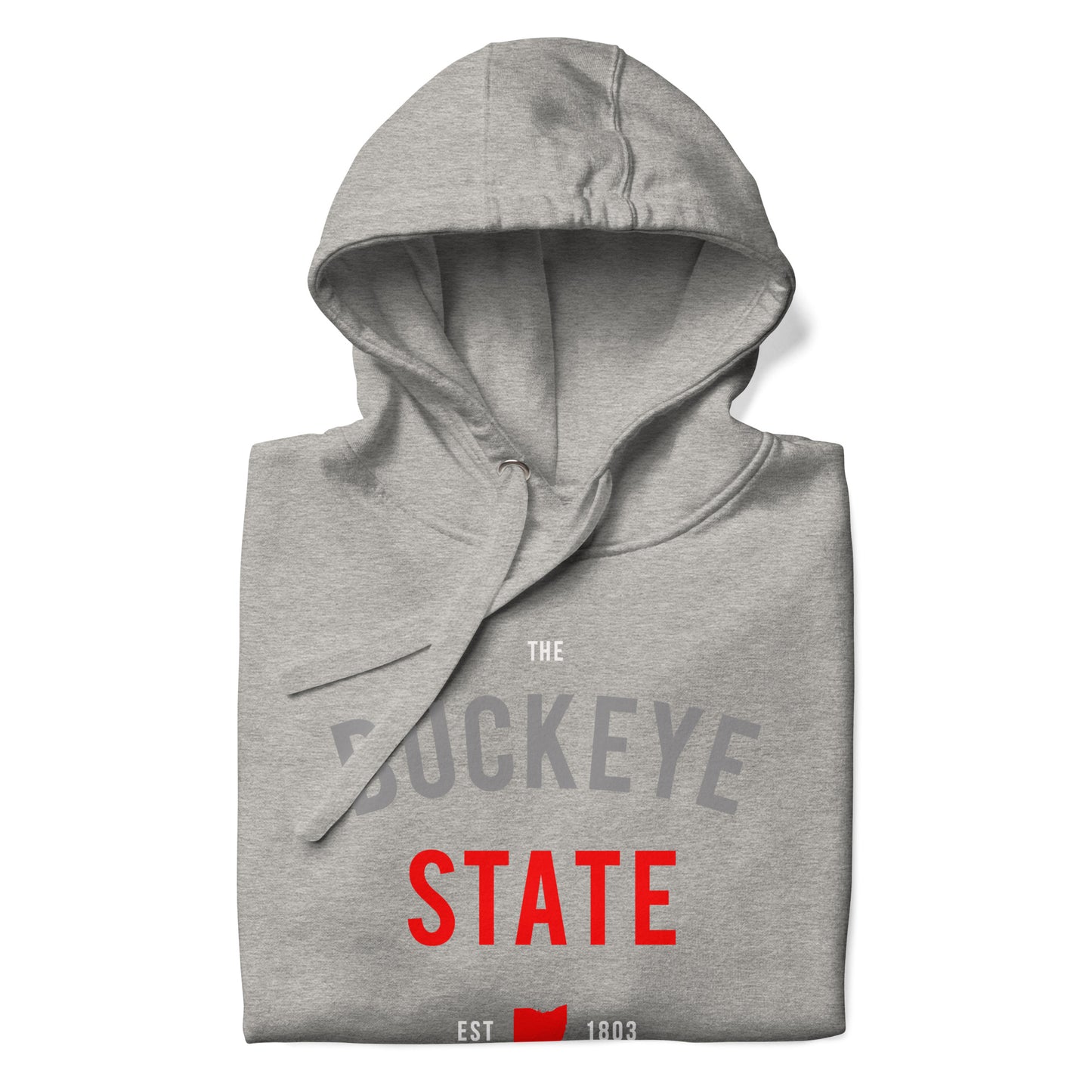Buckeye State Red & Grey Unisex Hoodie