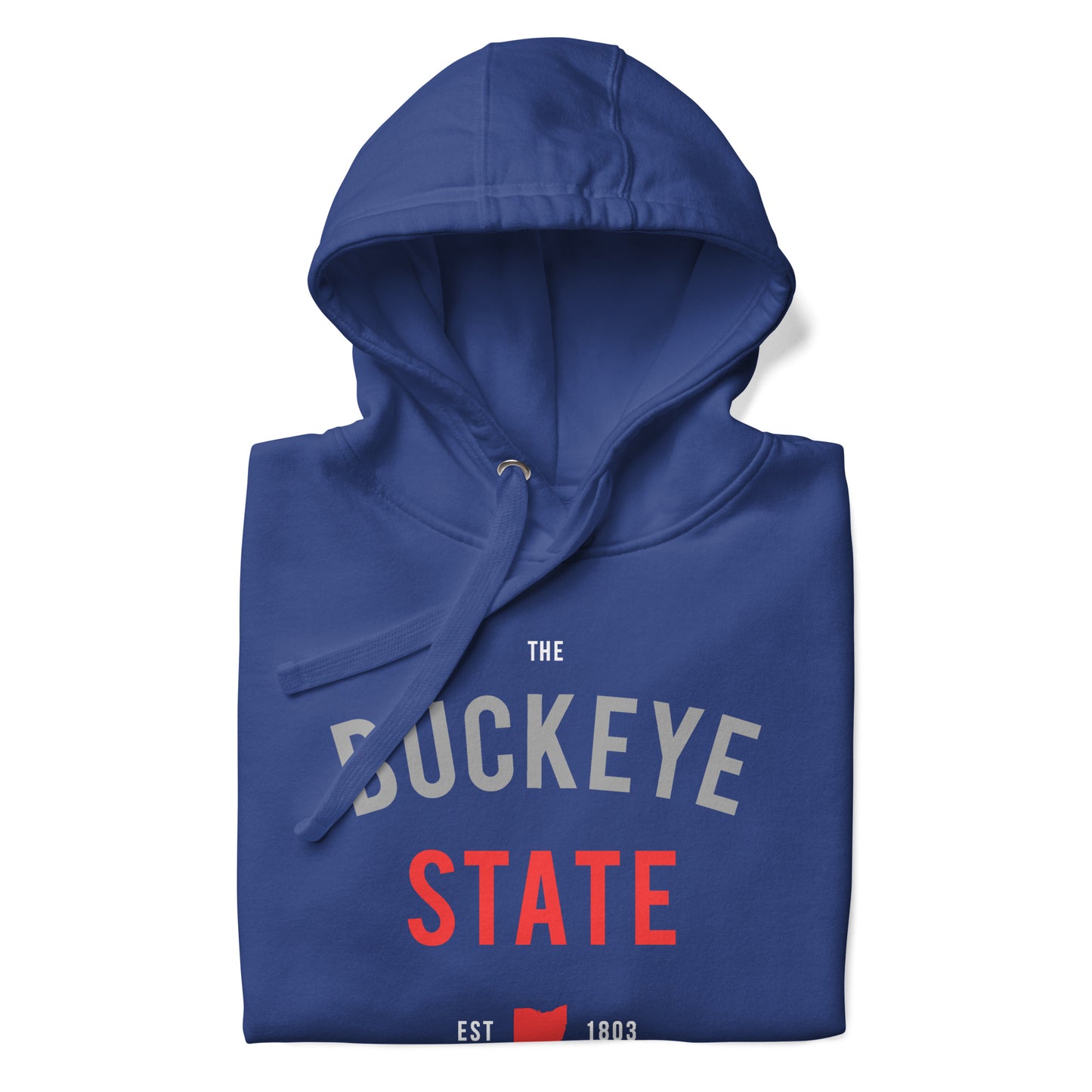 Buckeye State Red & Grey Unisex Hoodie