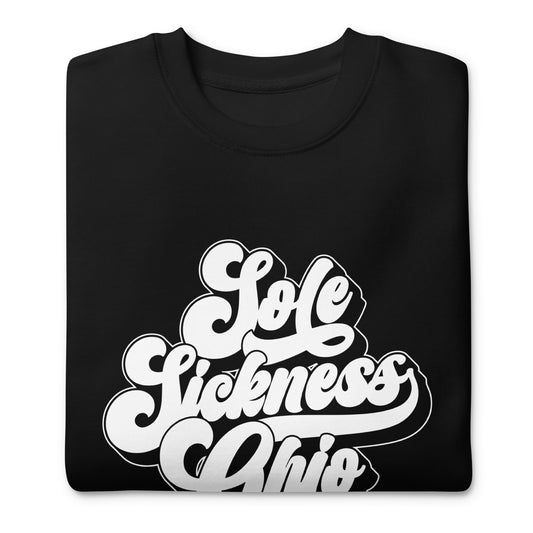 Sole Sickness Cursive Unisex Premium Crew Sweatshirt