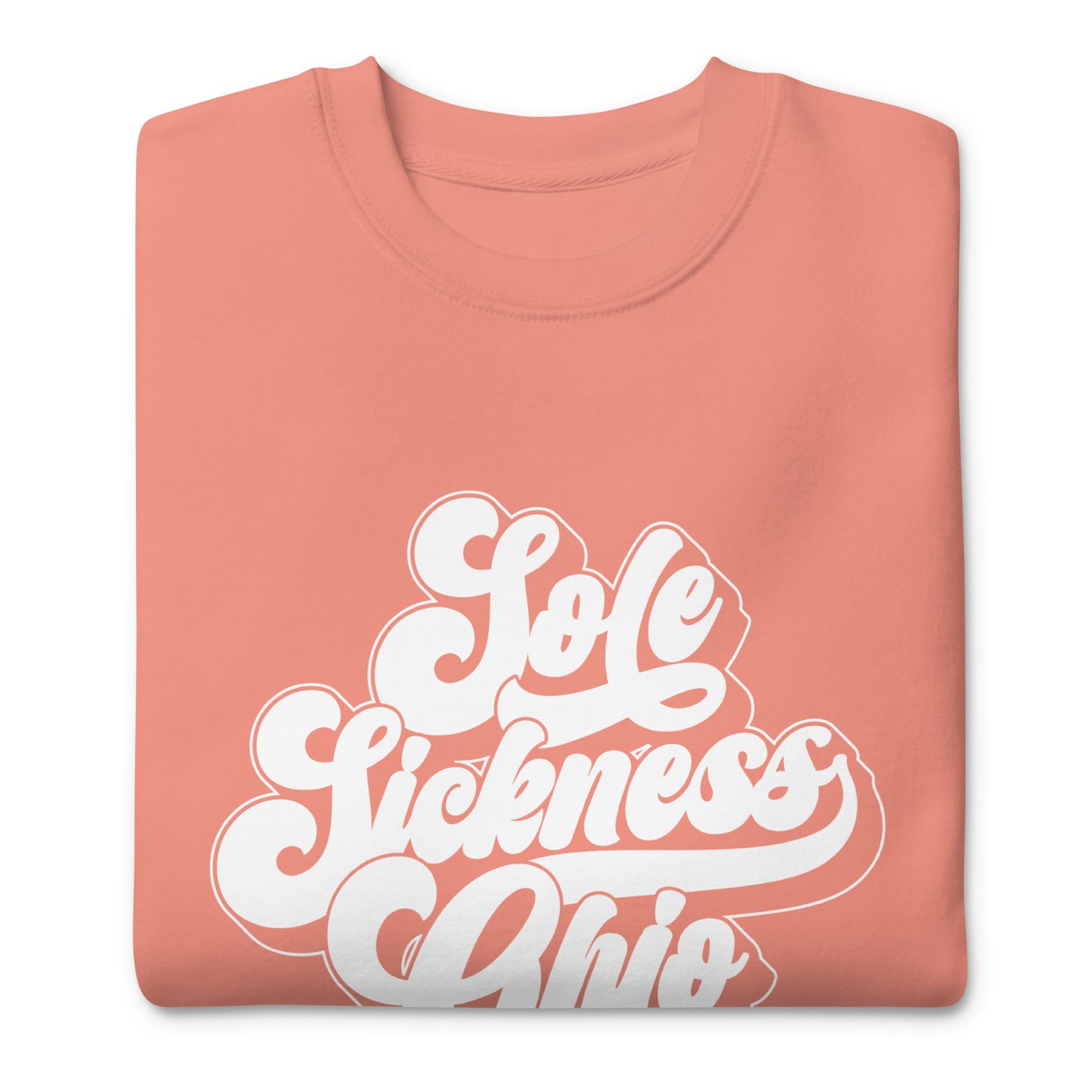 Sole Sickness Cursive Unisex Premium Crew Sweatshirt