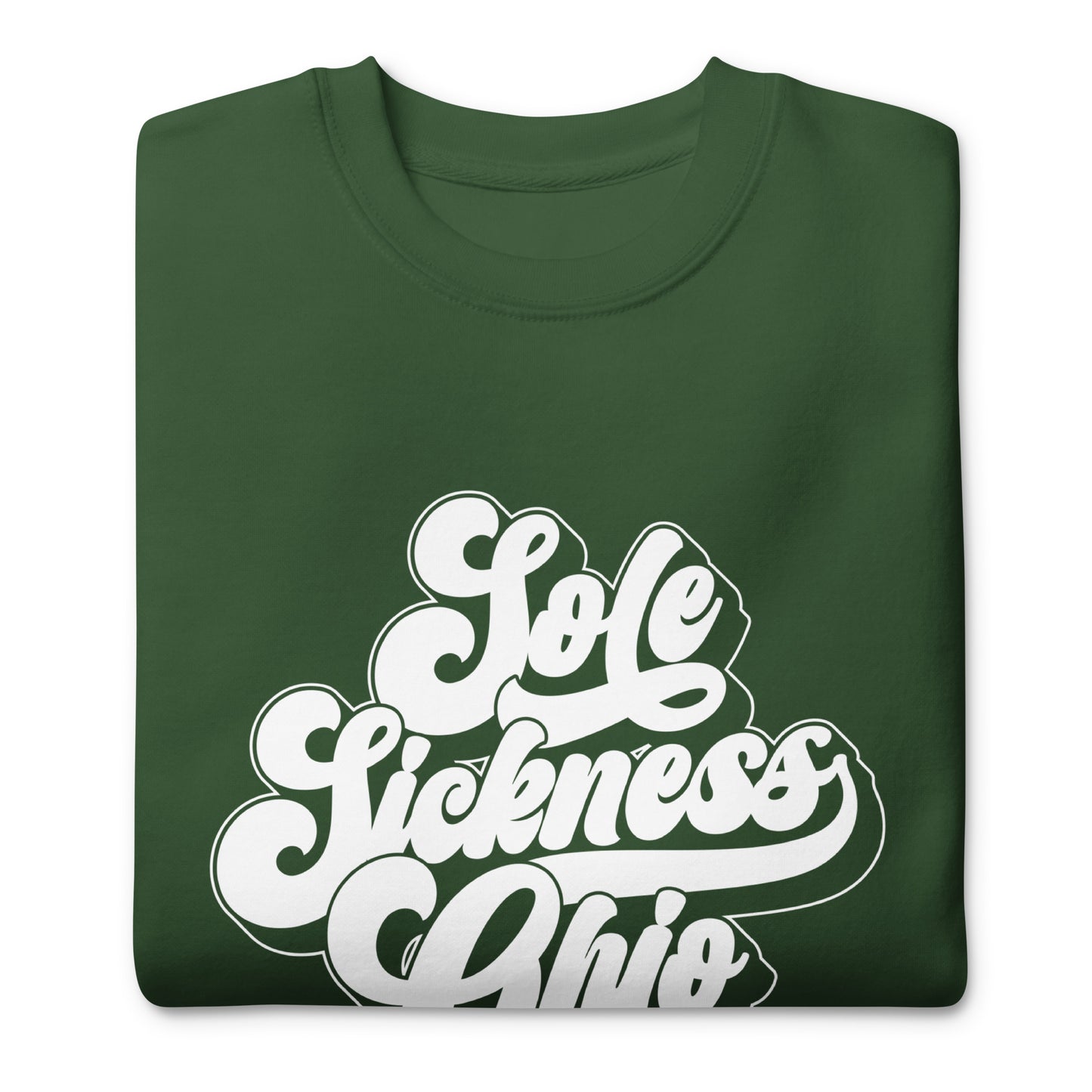 Sole Sickness Cursive Unisex Premium Crew Sweatshirt