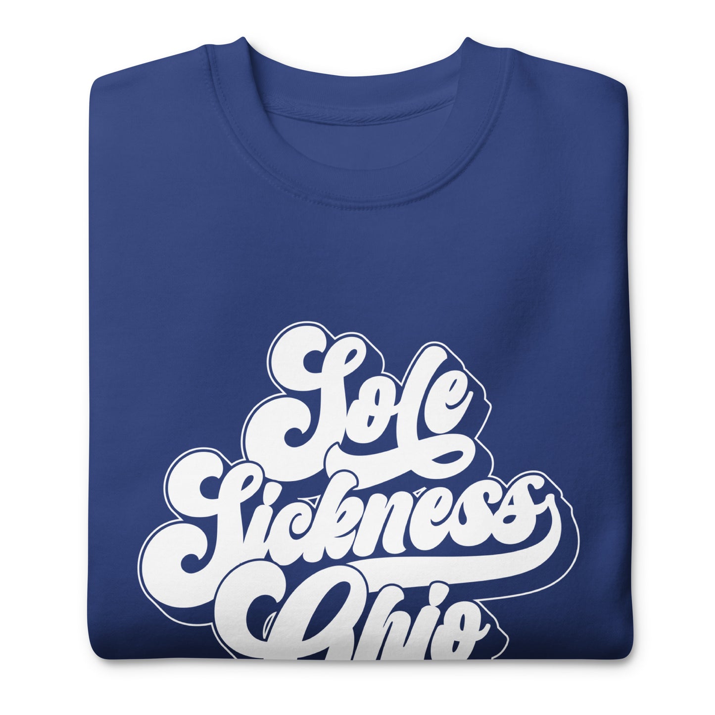 Sole Sickness Cursive Unisex Premium Crew Sweatshirt