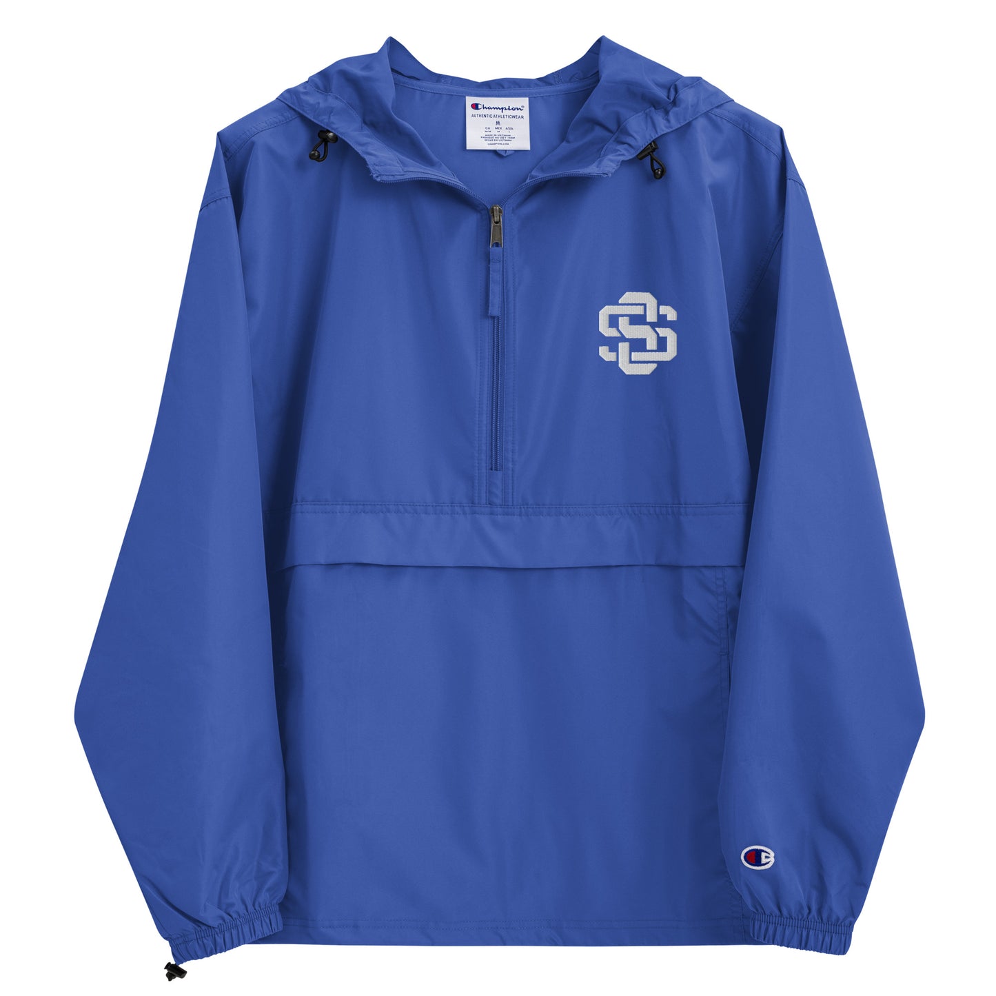 Sole Sickness Embroidered Champion Packable Jacket Hoodie