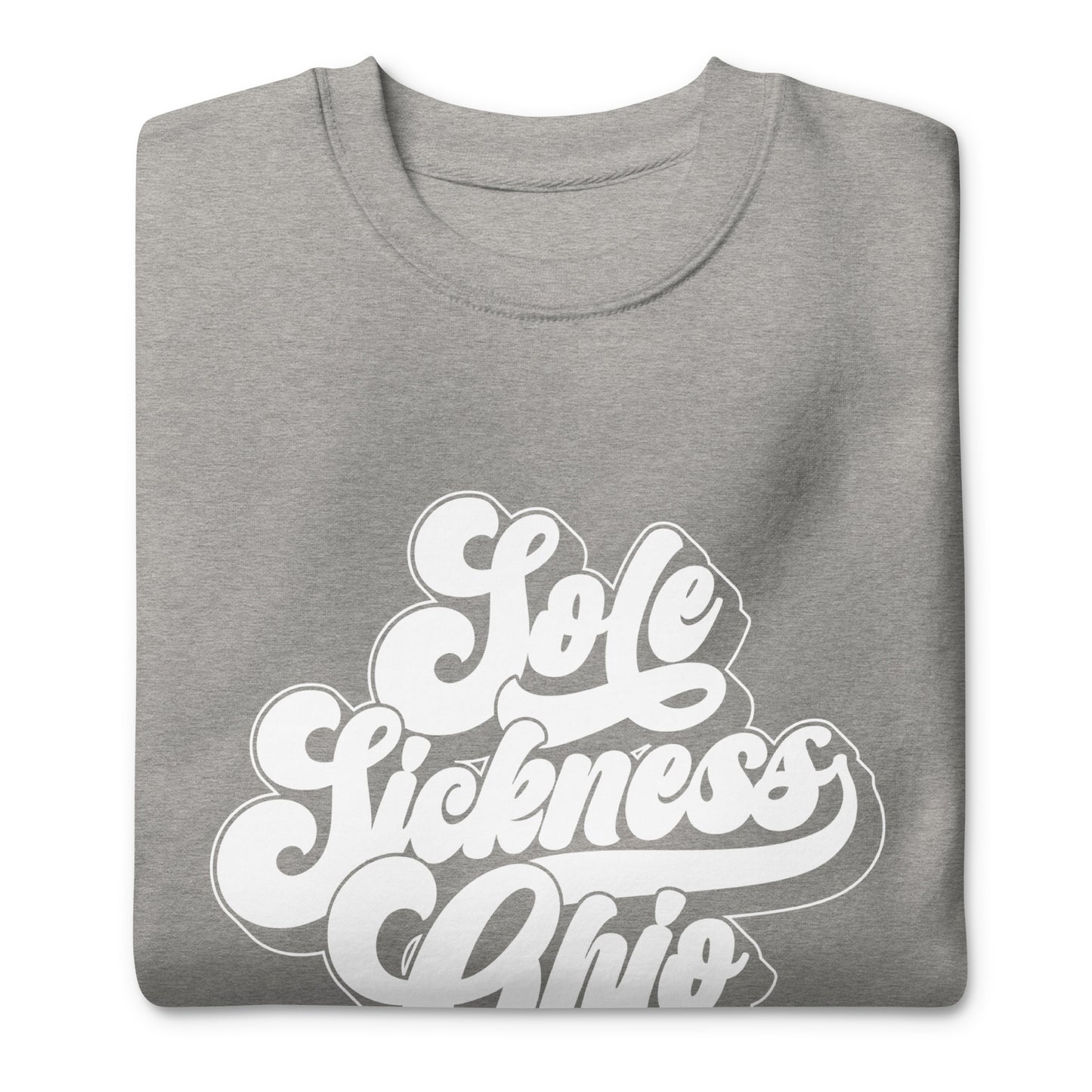 Sole Sickness Cursive Unisex Premium Crew Sweatshirt